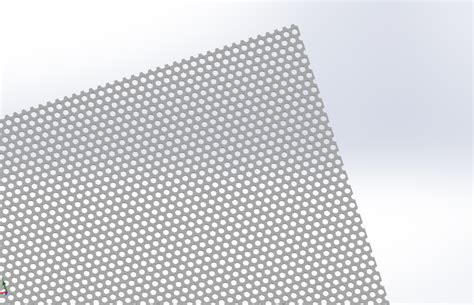 perforated metal sheet cad drawing|3d perforated sheet.